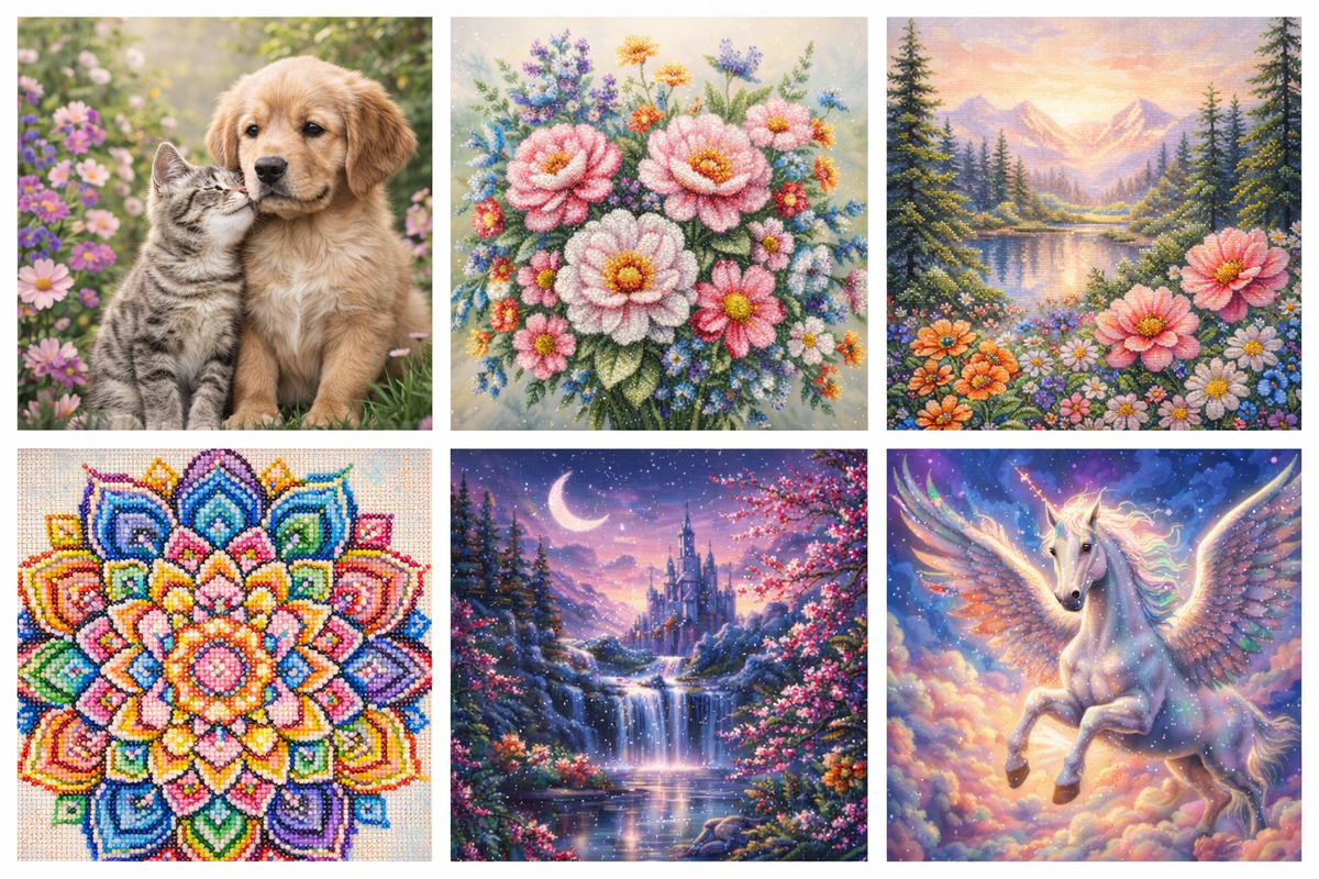 Top 10 Diamond Painting Themes That Sell Fast in 2025 | ADiamondPainting