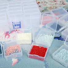 Load image into Gallery viewer, 15/24/30/42/52 Grids Bead Organizers in A Clear Box Diamond Painting Storage Container with Mini Clear Boxes