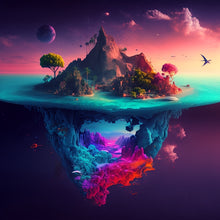 Load image into Gallery viewer, Crystal Art Kits For Adults Two Fantasy Worlds