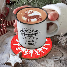Load image into Gallery viewer, New 8pcs Christmas Coaster - DIY Diamond Painting Kits