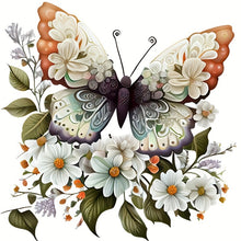 Load image into Gallery viewer, 5D Flower Butterfly - 30x30cm