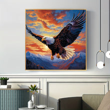 Load image into Gallery viewer, Eagle Fly Over The Mountain - Large Size 40x40cm/15.7x15.7Inches