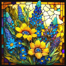 Load image into Gallery viewer, 5D DIY Diamond Painting Colorful Flowers Cow