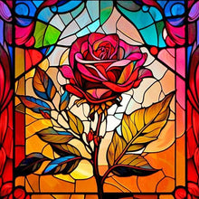 Load image into Gallery viewer, 5D DIY Diamond Painting Colorful Flowers Cow