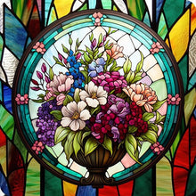 Load image into Gallery viewer, 5D DIY Diamond Painting Colorful Flowers Cow