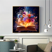 Load image into Gallery viewer, Diamond Art Gems - Flowers In Magic Book