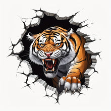 Load image into Gallery viewer, Fun Tiger Wall Window Decoration
