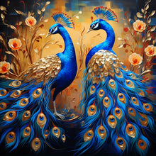 Load image into Gallery viewer, 40X40cm/15.7X15.7in - Diamond Painting Kit, Peacock
