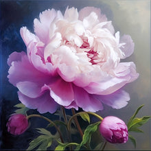 Load image into Gallery viewer, Beautiful Peony Flower Diamond Art Gem