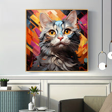 Load image into Gallery viewer, Paint Gem Art - Beautiful Cat Cartoon