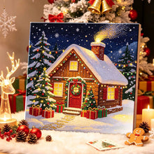 Load image into Gallery viewer, Christmas Pearl Diamond Painting Kit with Wooden Inner Frame – 3D Santa DIY Craft, 20x20cm