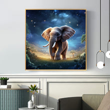 Load image into Gallery viewer, Walking Elephant - Diamond Art Gems