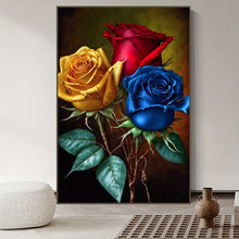 Load image into Gallery viewer, Blue Red Rose