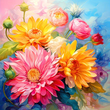 Load image into Gallery viewer, 5D Diamond Art - Showy Flower