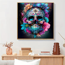Load image into Gallery viewer, 11.8x11.8 Inch Halloween Skull Flower Wall Art Art Gift