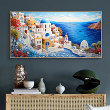 Load image into Gallery viewer, 30X60cm/11.8X23.6in Santorini Landscape Diamond Painting Square Drill
