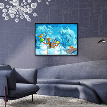 Load image into Gallery viewer, Two Snowman - 5D Diamond Painting Kit - 40x30cm