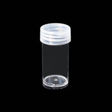 Load image into Gallery viewer, 10/20/30/50Pcs Acrylic Round Square Bottles Diamond Embroidery Storage Box Clear Empty Bottles Bead Containers Holder for Beads Diamond Painting Accessories Storage DIY Craft
