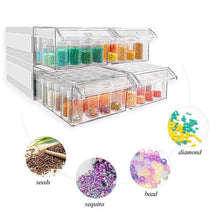 Load image into Gallery viewer, Diamond Painting Tool Transparent Plastic Storage Box - A Diamond Painting