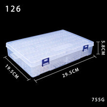 Load image into Gallery viewer, 6/10/12/24/44/64/80/126 Grids Divided Storage Box Plastic Diamond Organizer with stickers - A Diamond Painting