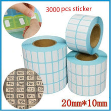 Load image into Gallery viewer, 3000pcs White Waterproof Classification Diamond Distinguish Label Stickers Tools