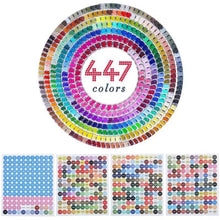 Load image into Gallery viewer, DMC 447 Color Full Round/square Drills Resin Diamond,Diamond Painting Full Drills Beads Stone Gem Accessory