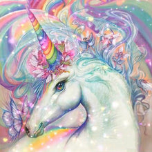 Load image into Gallery viewer, DIY Diamond Painting Cartoon Unicorn 30x30cm