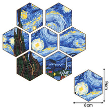 Load image into Gallery viewer, 7Pcs DIY Diamond Painting Coaster ADP8792