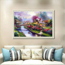 Load image into Gallery viewer, House River Arch Bridge Scenery