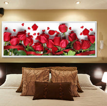Load image into Gallery viewer, Red Rose Diamond Painting Large Size