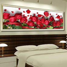 Load image into Gallery viewer, Red Rose Diamond Painting Large Size
