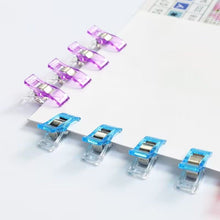 Load image into Gallery viewer, 8pcs (Random Color)Diamond Painting Plastic Clip Canvas Edge Mini Small Dust-proof Clip New Tool