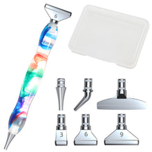 Load image into Gallery viewer, Diamond Painting Tools DIY Resin Spot Drill Pen Six Kinds of Metal Nib Storage Box - A Diamond Painting
