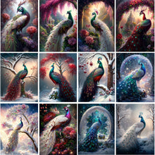 Load image into Gallery viewer, Peacock Birds Flowers Landscape Diamond Painting New 2023 DIY Diamond Embroidery 30x40cm ADP9410