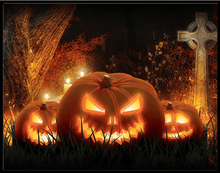Load image into Gallery viewer, Pumpkin Diamond Painting