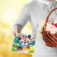 Load image into Gallery viewer, 8pcs New Disney Diamond Painting Greeting Card Mickey Minnie Cute Card DIY Thanks Gift