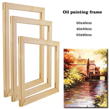 Load image into Gallery viewer, Wooden Photo Frame DIY Oil Painting Decor Painting Outer Frame Diamond Painting Accessories Tools