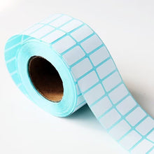 Load image into Gallery viewer, White Small Heart Sticker Roll Embellishments for Arts Crafts Stationery and Scrapbooking 13mm in Light Blue (0.5 inch) - 3000 Pack