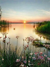 Load image into Gallery viewer, Ocean Sunset Diamond Painting