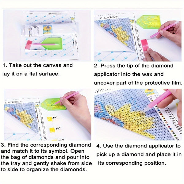 Beginner's Guide: How to Do Diamond Painting Step-by-Step？