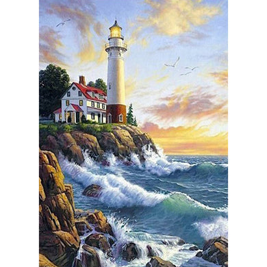 Lighthouse Diamond Embroidery 12x16inch ADP9555