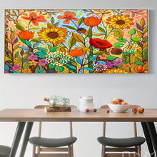 Load image into Gallery viewer, Flowers blooming Paint by Number for Adults , Diamond Craft 40x90CM/15.7x35.4inch
