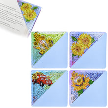 Load image into Gallery viewer, Sunflower 4 Corner Bookmarks ADP10054
