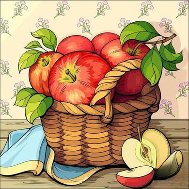 Basket Of Red Apples