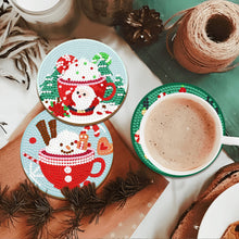 Load image into Gallery viewer, 8pcs Christmas Coaster - DIY Diamond Painting Kits
