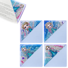 Load image into Gallery viewer, Ice and Snow Princess 4 Corner Bookmarks ADP10051
