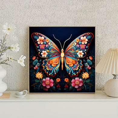 Beautiful Butterfly Pretty Diamond Painting - 40x40cm/15.7x15.7in