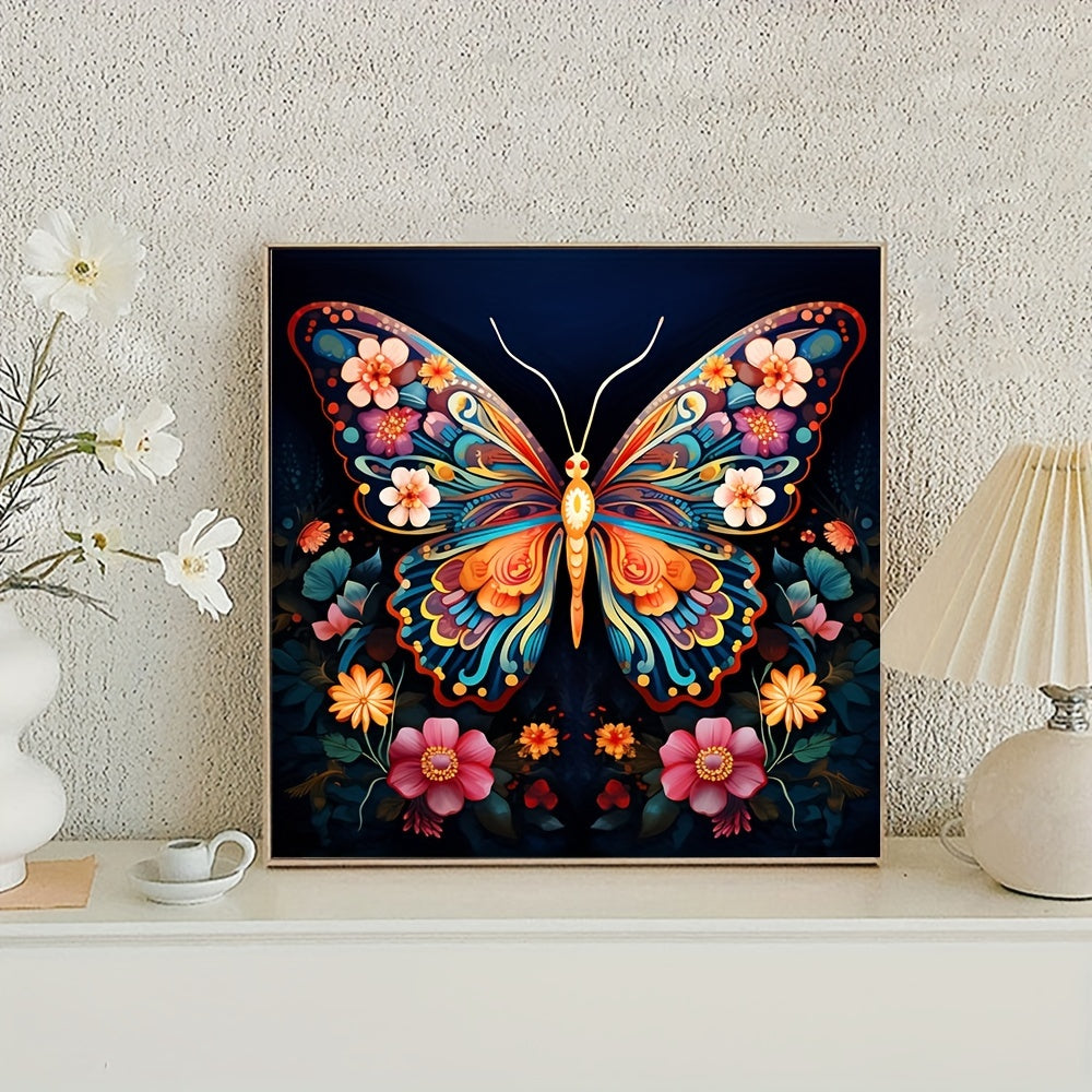 Beautiful Butterfly Pretty Diamond Painting - 40x40cm/15.7x15.7in