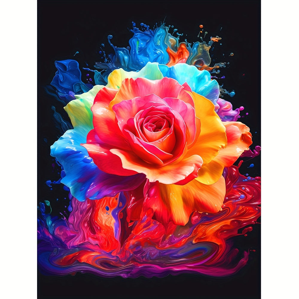 Colorful Rose Best Diamond Art Kits For Adults