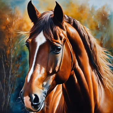 Diamond Painting Animals Horse 40x40cm/15.7x15.7in